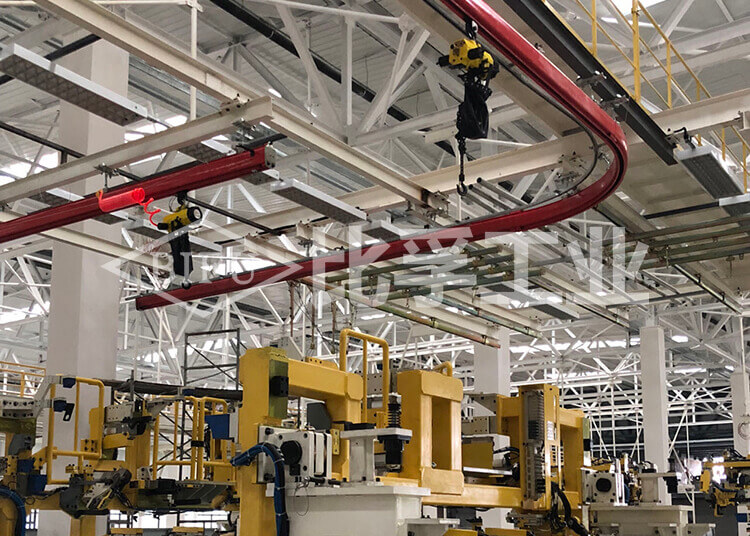 新能源主機廠氣動葫蘆案例